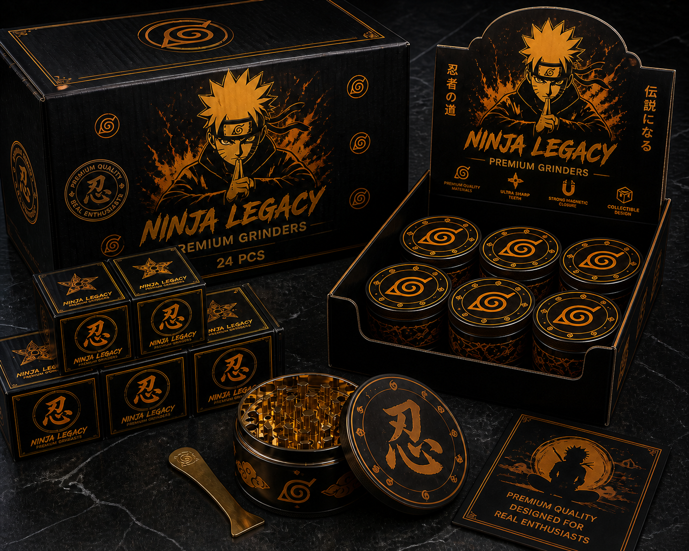 MOLEDOR DE ALUMINIO ANODIZADO-EDICION NARUTO UZUMAKI