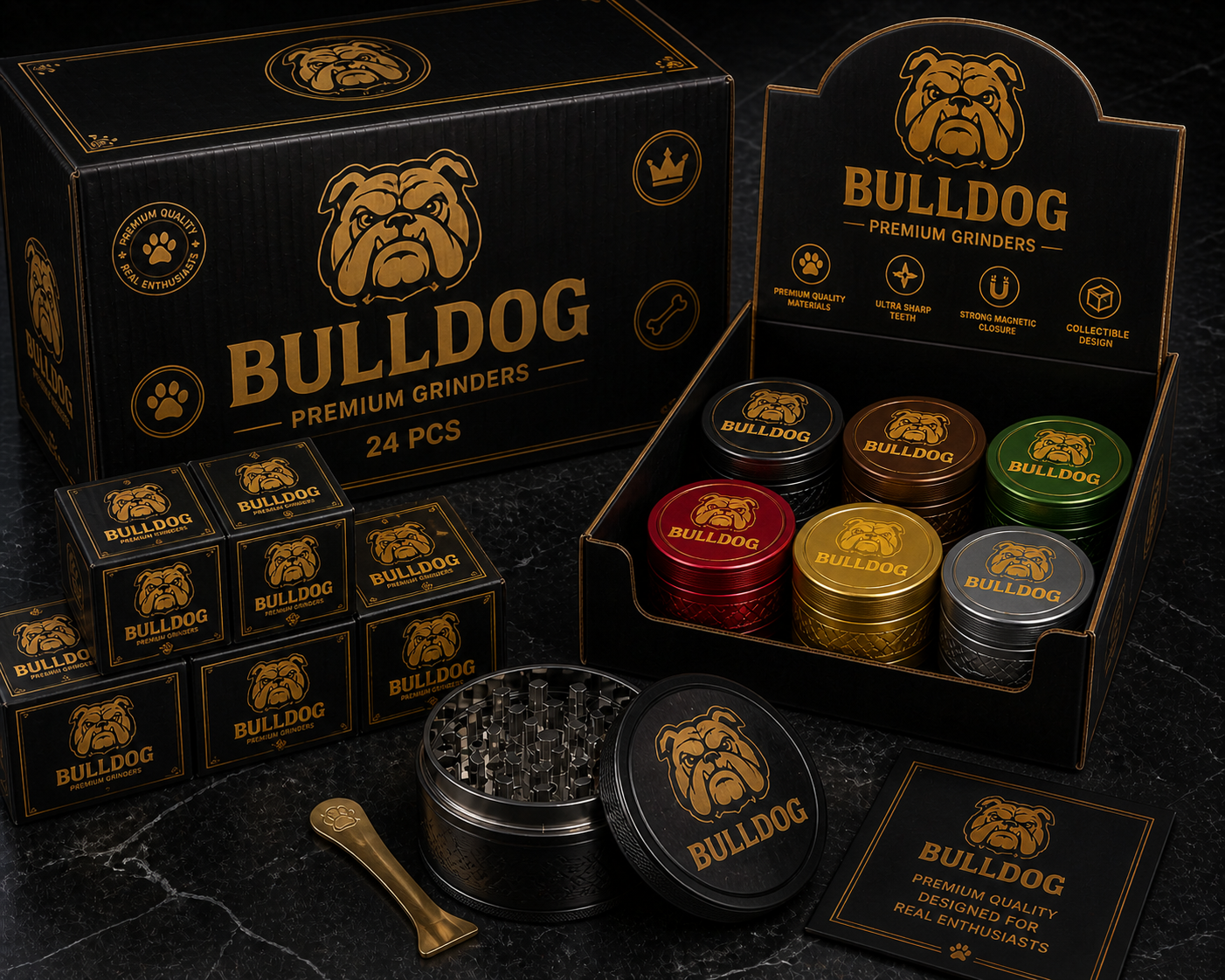 MOLEDOR DE ALUMINIO ANODIZADO-EDICION BULLDOG