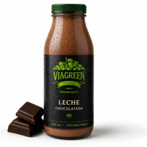 Viagreen Leche Chocolatada 250 ml-Pack 10 Unidades
