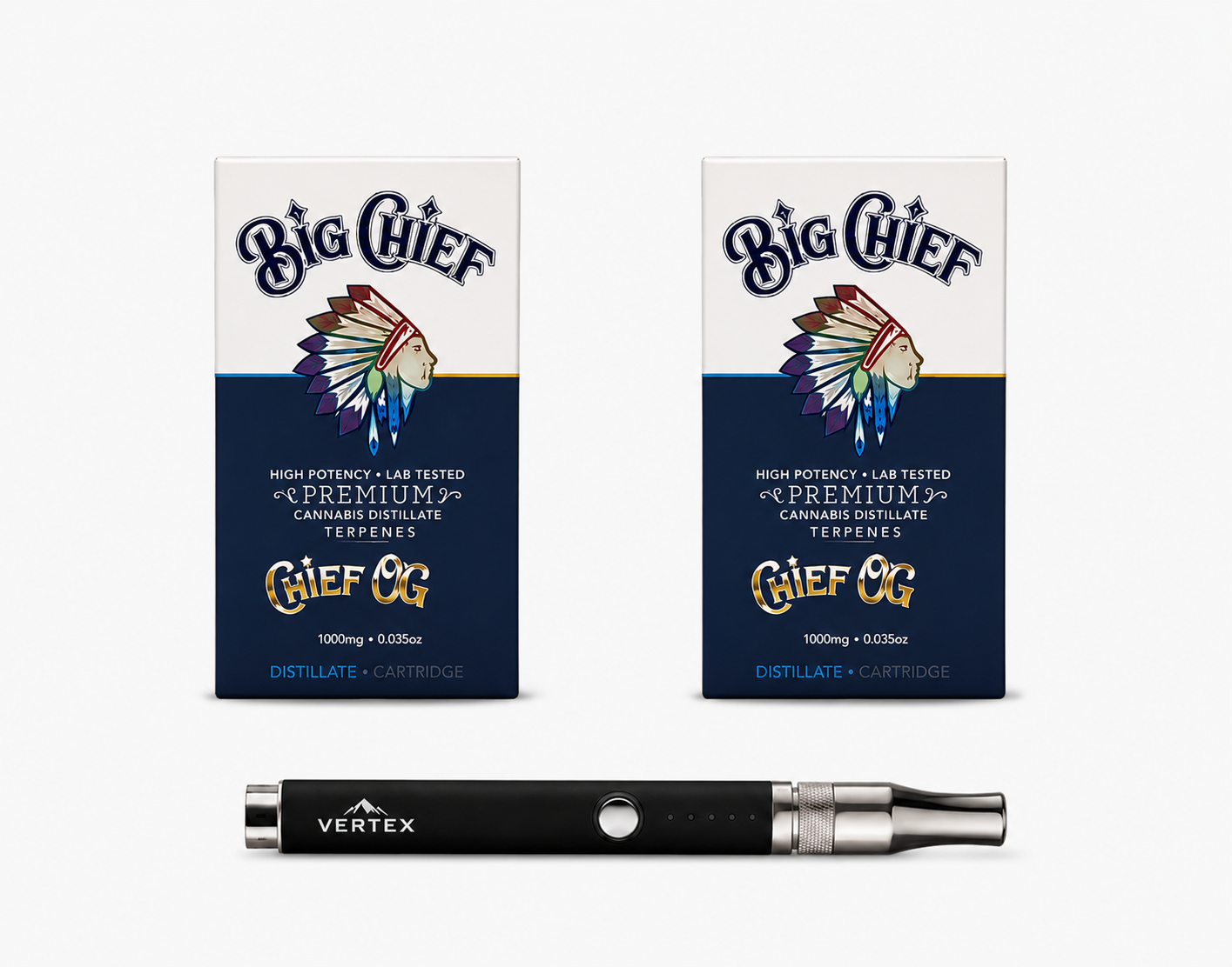 PACK BIG CHIEF X2 + BATERIA VERTEX DE REGALO