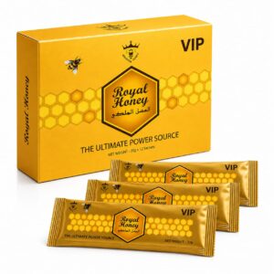 Royal Honey VIP-Potenciador Natural de Energía y Rendimiento– Caja de 12 Sobres Premium