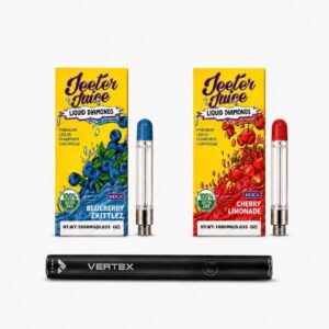 PACK JEETER JUICE LIQUID DIAMONDS X2 + BATERIA VERTEX DE REGALO