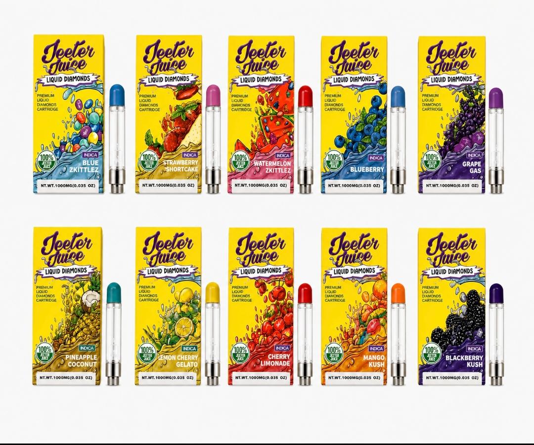 PACK 10 CARTUCHOS JEETER JUICE– SELECCION EXCLUSIVA DE SABORES