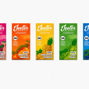 PACK 5 CARTUCHOS JEETER– SELECCION EXCLUSIVA DE SABORES