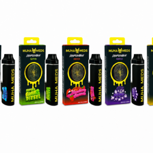 PACK 5 VAPORIZADOR-MUHA MEDS 1G